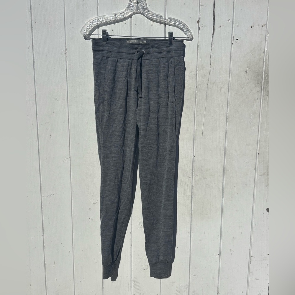 Icebreaker Wool Blend Lounge Joggers Extra Small Gray